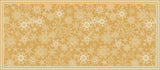Snowflakes white and gold