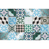 24 stickers mosaico vintage turquesa
