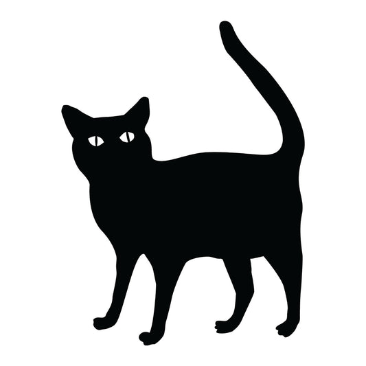 Sticker Gato Negro