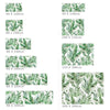 Exotic green leaves