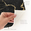 Black gold marble