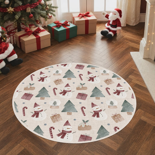 Muñecos de nieve tela