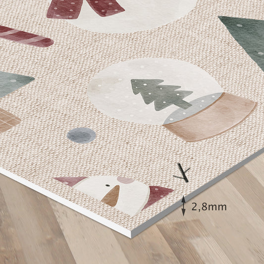 Muñecos de nieve tela