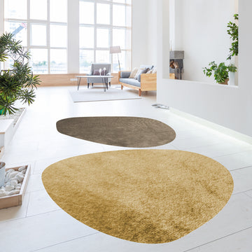 Set 2 piezas Piedra y Dorado