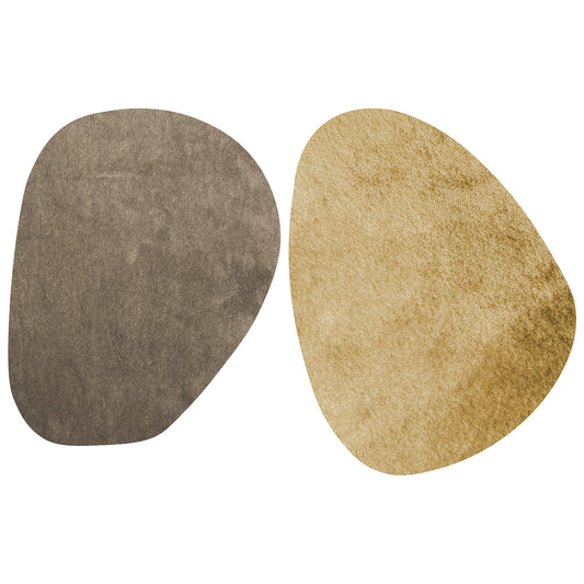 Set 2 piezas Piedra y Dorado