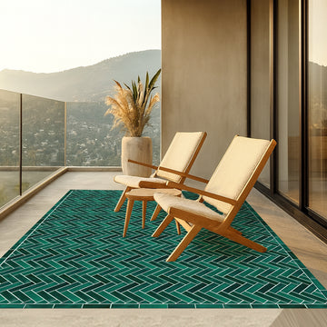 Zellige verde esmeralda - “Indoor & Outdoor”