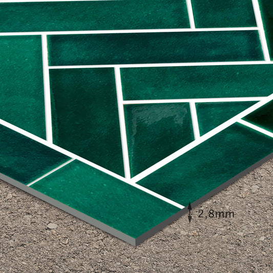 Zellige verde esmeralda - “Indoor & Outdoor”