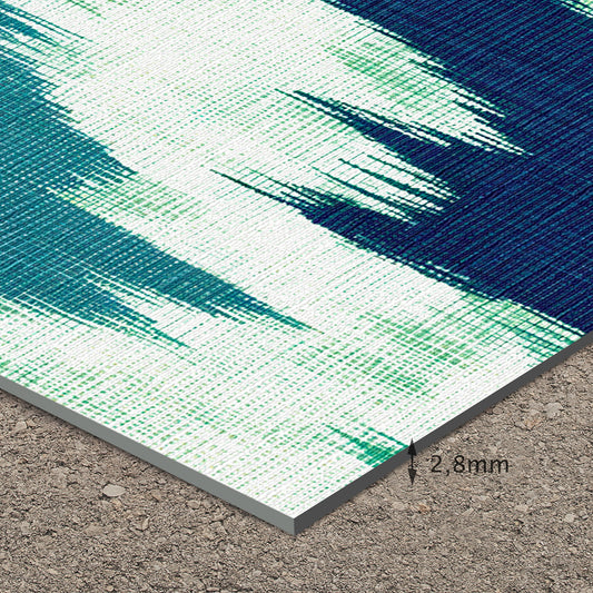 Ikat Aquamarine - “Indoor & Outdoor”