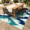 Ikat Aquamarine - “Indoor & Outdoor”