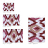 Ikat Vermilion - “Indoor & Outdoor”
