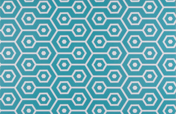 Blue Hexagons