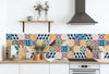 24 Stickers Mosaico Vintage