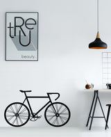 Black Bicycle Sticker