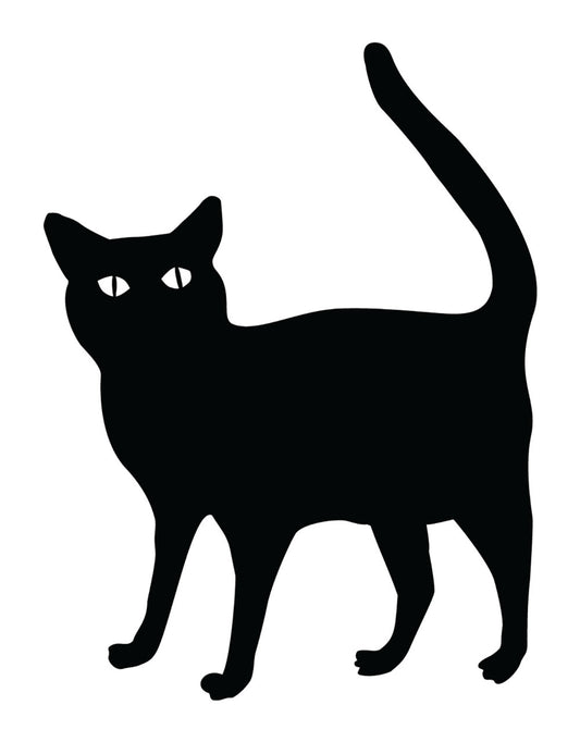 Black Cat Stickers