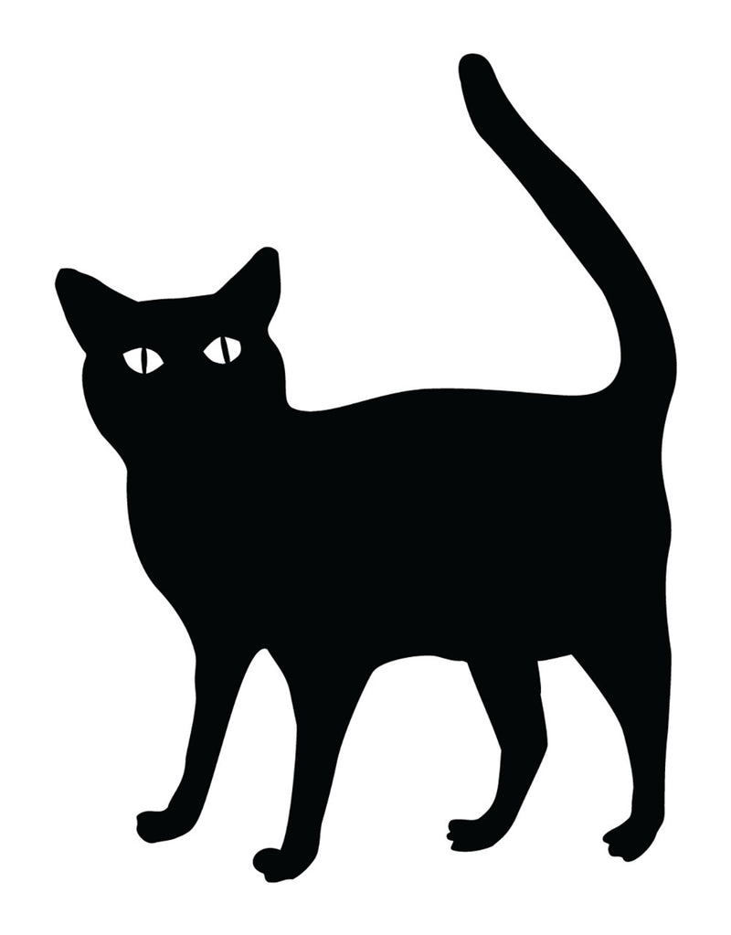 Sticker Gato Negro