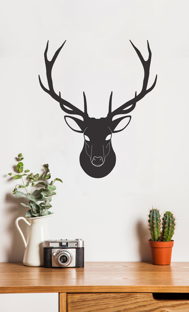 Black Deer Sticker