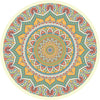 set de table 4u-diam40 mandala multicolor Delhi