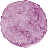 Lilac Mandala Mural