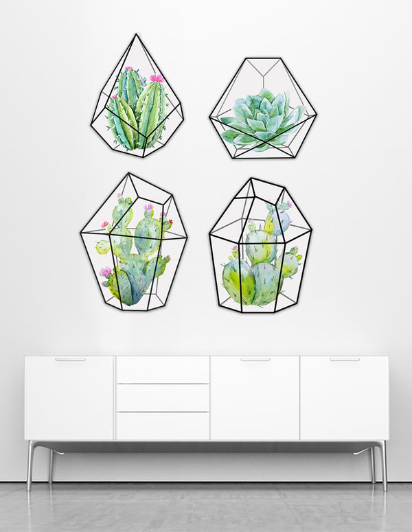 Fresque polygones et cactus