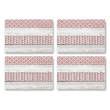 set of placemats Tables red