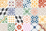 set of 4 colored patio placemats