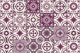 set of 4 placemats Collage Marsala