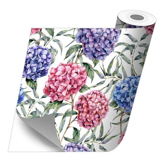 Hydrangeas sticker roll