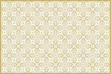Set of 4 placemats Luckyness gold