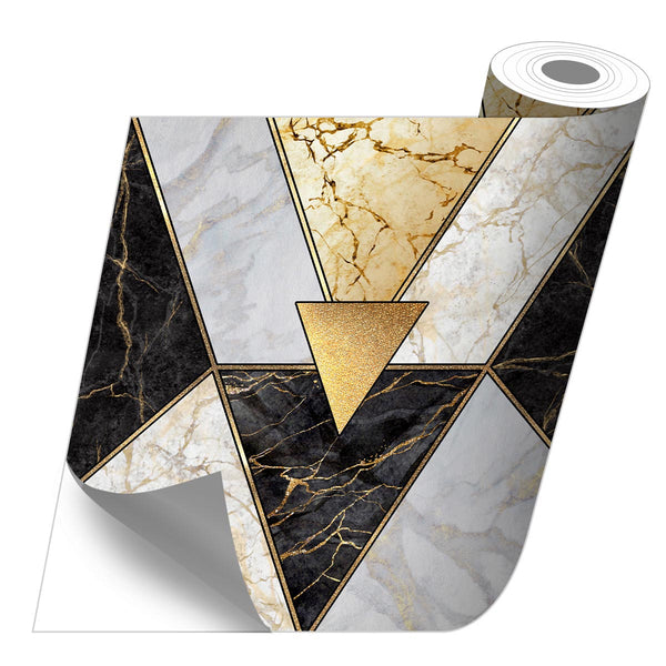 Roll sticker Geometric marble 2