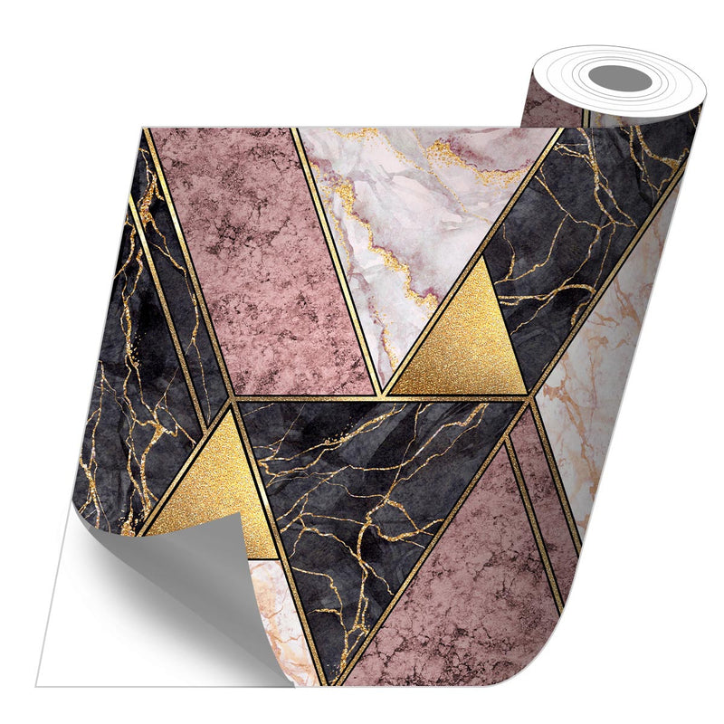 Roll sticker Geometric marble 4