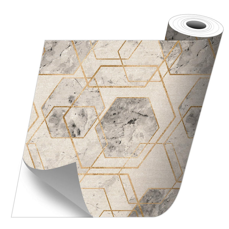 Hexa gold sticker roll