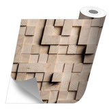 Roll sticker Wooden cubes