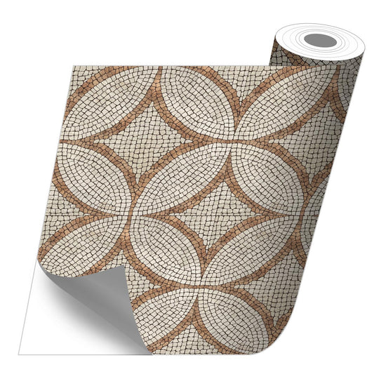 Roman mosaic sticker roll