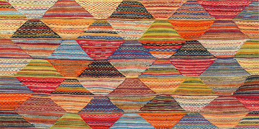 kilim losanges de couleurs