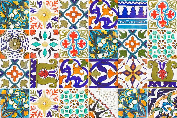 24 Tuscany Mosaic stickers