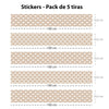 Set de 5 tiras adhesivas Manhattan 2