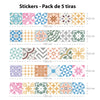 Set de 5 tiras adhesivas Alegría