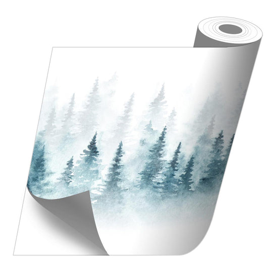 Roll sticker Horizon Foggy forrest