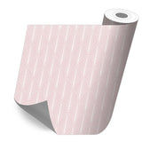 Rollo sticker Art-decó in light pink and white