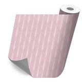 Roll sticker Art-deco in pink and white