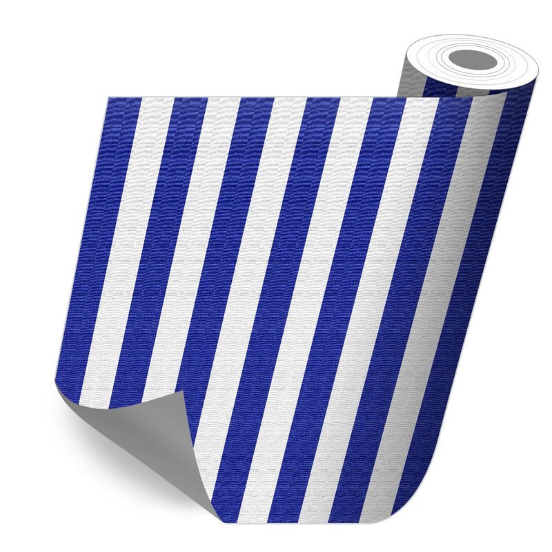 Navy Blue Stripes sticker roll
