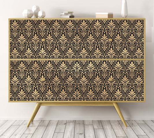 Roll sticker Art-deco classic floral