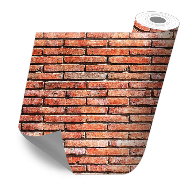 Red brick sticker roll