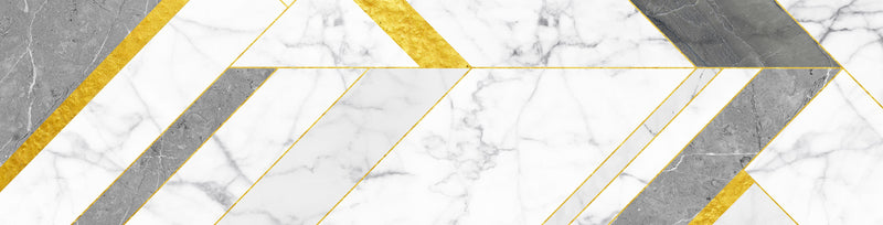 marble and gold geometry