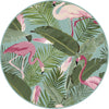 Individuales 4 ud  Circular flamencos tropical 2