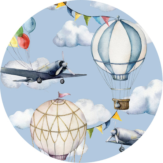 Ballons et avions circulaires individuels 1 pièce