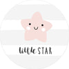 Individuales 1 ud  Circular Litle star pink