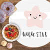 Individuales 1 ud  Circular Litle star pink
