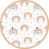 Individuales 1 ud  Circular Happy rainbow