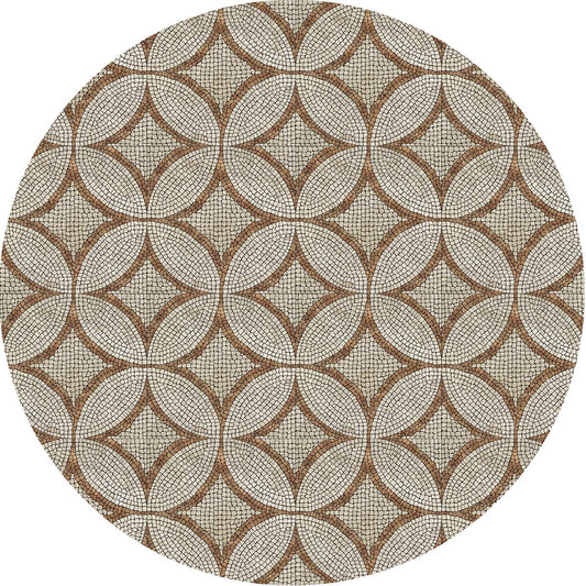 Individual 4 units Circular Roman mosaic